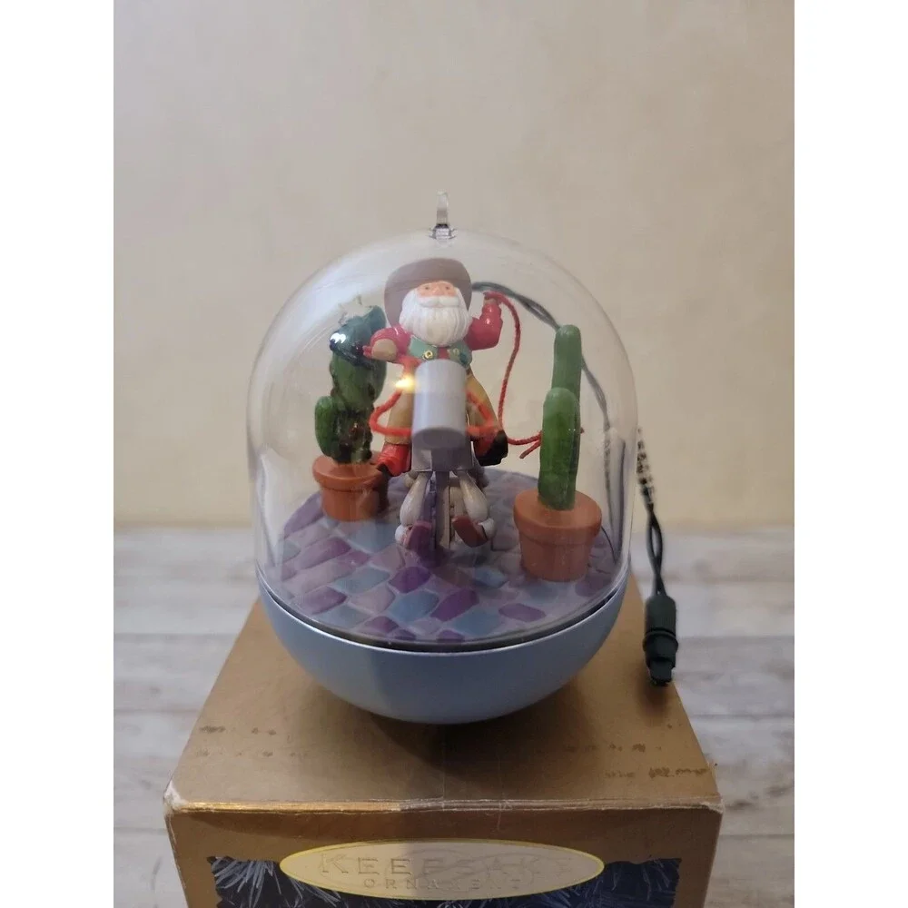 1993 Hallmark Keepsake Ornament ~ HOME ON THE RANGE ~ Magic Light & Motion